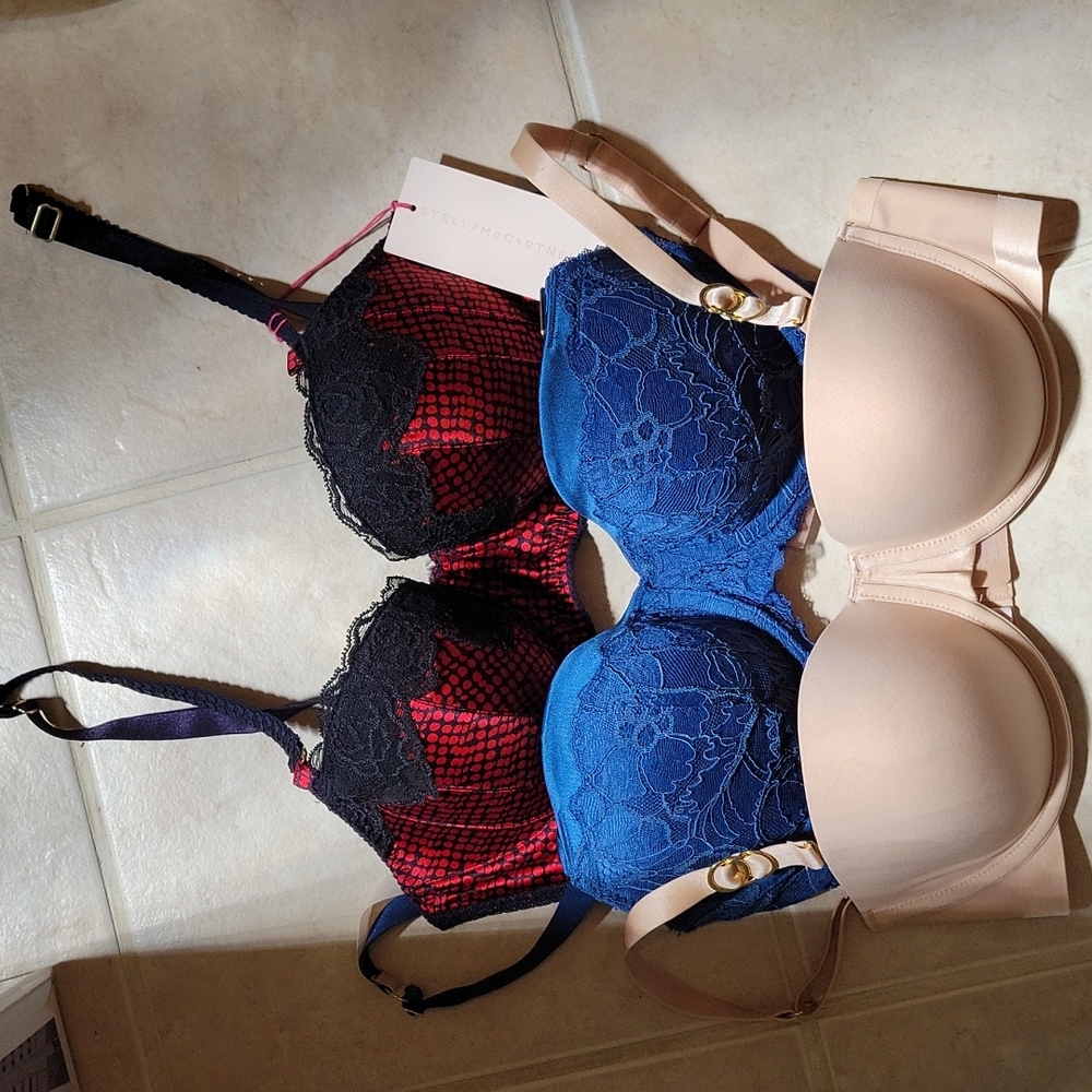 Stella McCartney NWT 3 Bra Bundle
